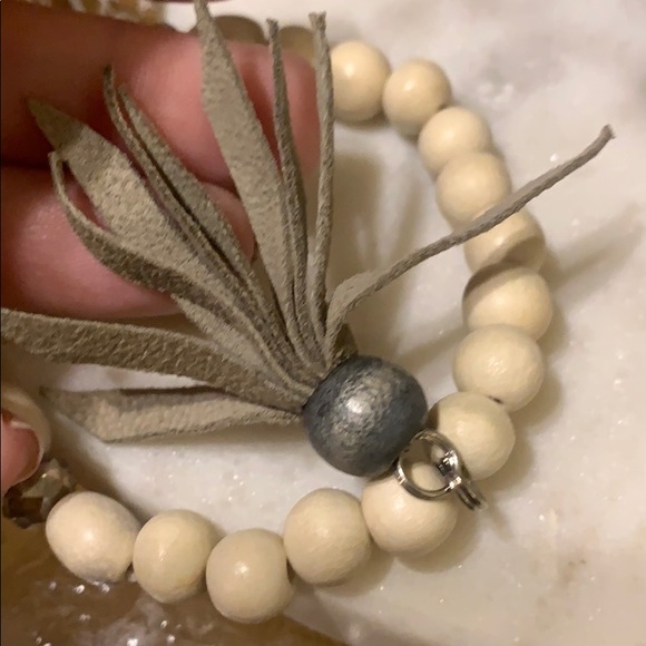 3/$15 wooden bead Bracelet - Picture 3 of 9